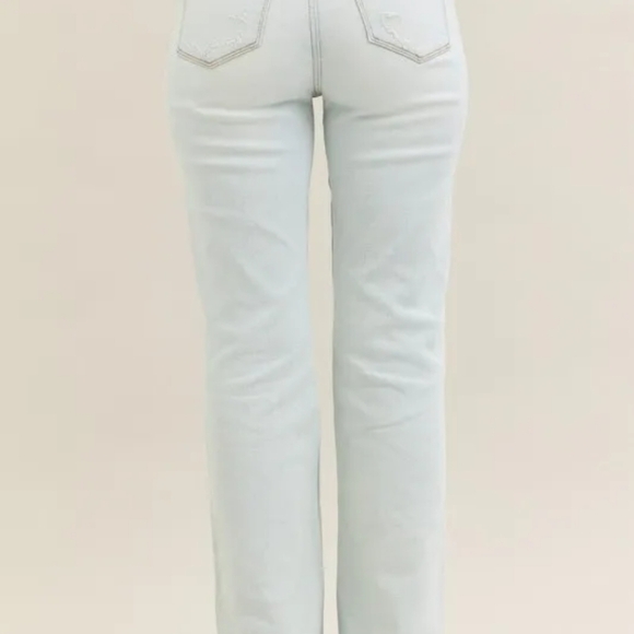 Judy Blue Full Size Destroy & Fray Hem Bootcut Jeans Plus Size - Picture 3 of 5